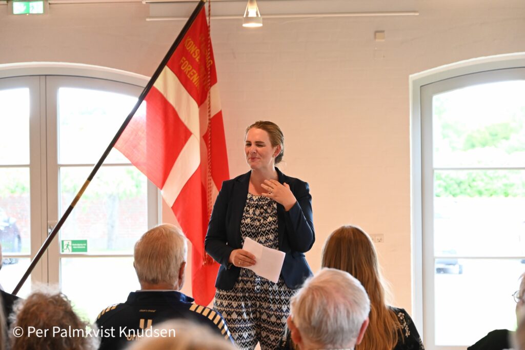 Politisk orrdfører Mette  Abildgaard holdt sin femte grundlovstale den dag. Foto: BLV/Per Palmkvist Knudsen